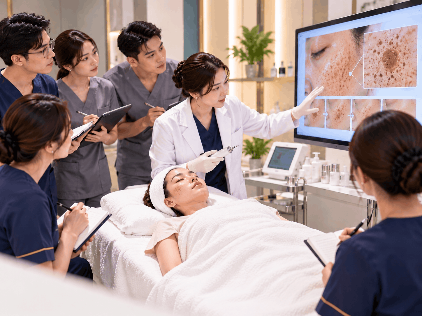 Truyền nghề trị da đồi mồi